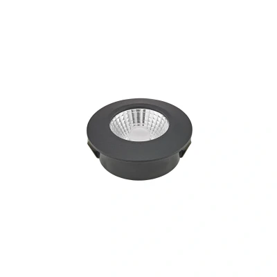 Afbeelding van Sigor LED plafondinbouwspot Diled, Ø 6,7 cm, Dime LED, zwart