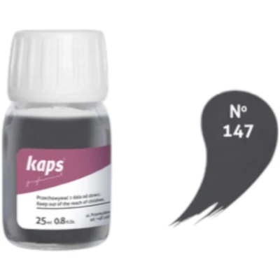Afbeelding van Kaps super color leer &amp; kunstleer verf inc.cleaner (147) Lava Grijs 25ml