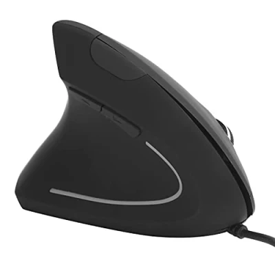 Afbeelding van Bedrade linkermuis, verticale muis ergonomische 800/1200/1600DPI USB optische muis, gemakkelijk te gebruiken. (Bedraad linkerhand))