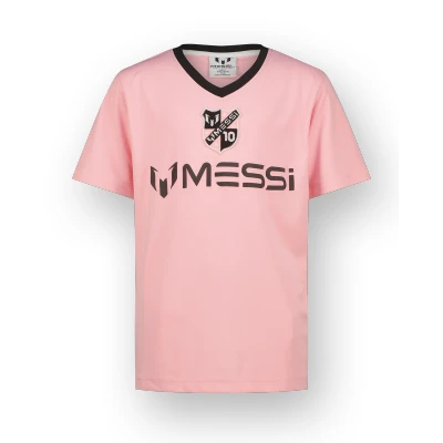 Afbeelding van Messi Tshirt print voor kinderen, Maat: 128, Candy pink