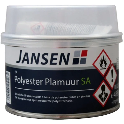 Afbeelding van jansen 2k polyester plamuur sa 500 gram