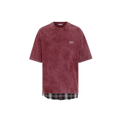 Afbeelding van dandalo Jacky Tshirt basic, Heren, Maat: Large, Burgundy