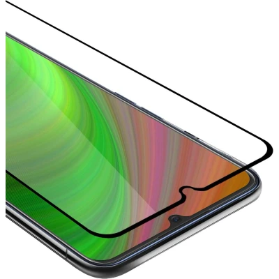 Afbeelding van Cadorabo Screenprotector geschikt voor Oppo A91 Volledig scherm pantserfolie Beschermfolie in TRANSPARANT met ZWART Gehard (Tempered) display beschermglas 9H hardheid 3D Touch
