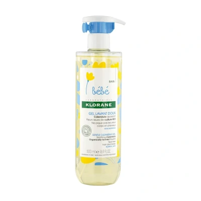 Afbeelding van Klorane Gentle Cleansing Gel Bébé 500ml Pompfles