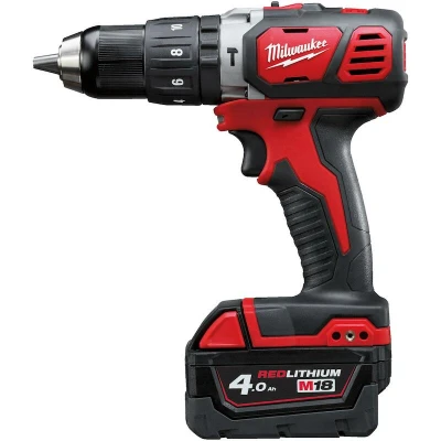 Afbeelding van Milwaukee M18 BPD 402C Compactslagboormachine set (2x 4,0Ah accu) in koffer
