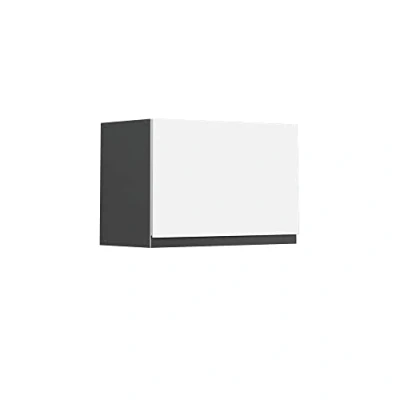Afbeelding van Vicco Hangkast R Line, Wit/Antraciet, 60 cm J vorm, plat
