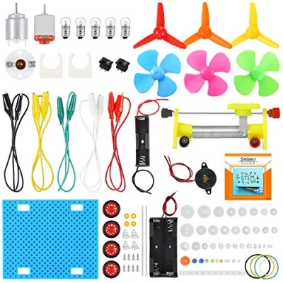 Afbeelding van Sntieecr Elektrische Circuit Leren Kit, Auto Model Monteren Natuurkunde Wetenschap Onderwijs Kits Set voor Kinderen Student DIY STEM Lab Experiment Project