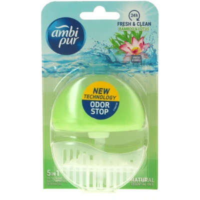 Afbeelding van Ambi Pur Flush compleet (Holder + refill 55ml) Bamboo &amp; Lotus