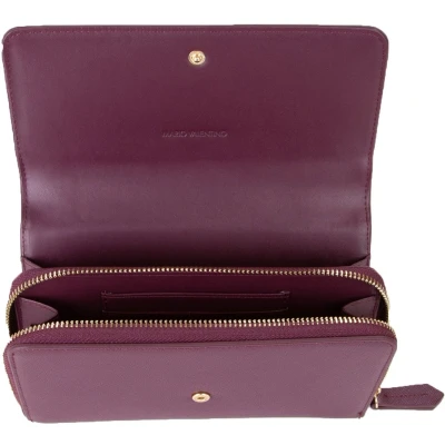 Afbeelding van VALENTINO schoudertas koppeling Zero Re Wallet With Shoulder Strap Prugna (rood)paars