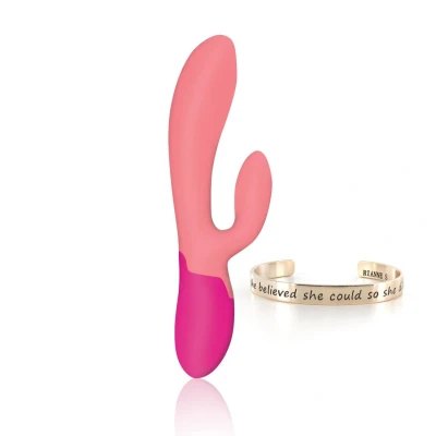 Afbeelding van RS Essentials Xena Rabbit Vibrator Coral &amp; French Rose GRATIS TOY bij iedere bestelling v.a. 40,