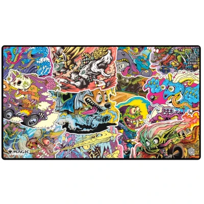 Afbeelding van Ultimate Guard Magic: the Gathering Aetherdrift Stitched Edge Playmat: Revved Up Racers