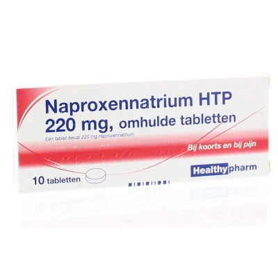 Afbeelding van Naproxennatrium Htp Tablet Omhuld 220mg
