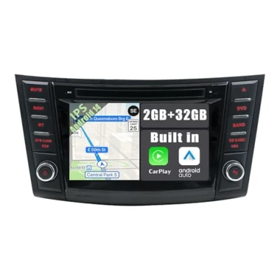 Afbeelding van YUNTX Android 12 Radio met navigatie voor Suzuki Swift/Eritiga (2012 2017): [Geïntegreerde CarPlay/Android Auto/GPS] IPS 2.5D Touchscreen DAB/Bluetooth 5.0/MirrorLink/Stuurbediening/USB/4G/WiFi