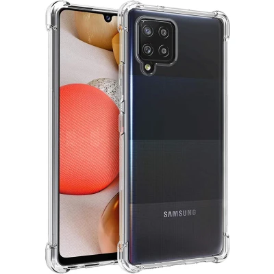 Afbeelding van Hoesje geschikt voor Samsung Galaxy A42 Clear Soft Case Siliconen Back Cover Shock Proof TPU Transparant