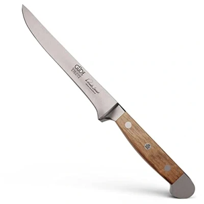 Afbeelding van GÜDE Solingen Uitbeenmes flexibel gesmeed, 13 cm, vaten eikenhout, ALPHA VAT EIKEN, dubbele bolster, Handgemaakt Duitsland