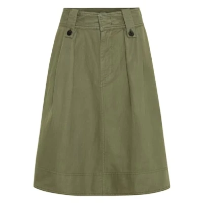Afbeelding van camel active AUS Leichten Alijn rok, Dames, Maat: 40, Olive