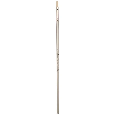 Afbeelding van Winsor &amp; Newton 5525006 Artisan synthetisch penseel met kenmerken van varkenshaar, robuust en duurzaam, perfect voor stroperige olieverf Plat penseel, lang Nr. 6,