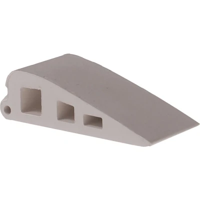 Afbeelding van Deltafix Deurwig 2x wit kunststof 5,9 x 1,7 cm deurstopper Deurstoppers