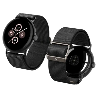 Afbeelding van Spigen Lite Fit Band Compatibel met Google Pixel Watch 3 45mm (2024) Zwart