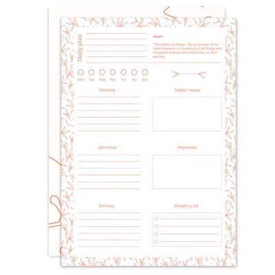 Afbeelding van Grupo Erik Familieplanner Miss Haiku A5 Papier Wit 54 Vellen