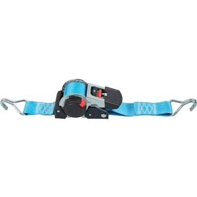 Afbeelding van Connex Sjorband eendelig 4,5 m x 50 mm 1500 kg maximale belastbaarheid oprolmechanisme met spanratel &amp; spitse haak van polyester/spanriem/ladingbeveiliging/ratelriem / DY270624
