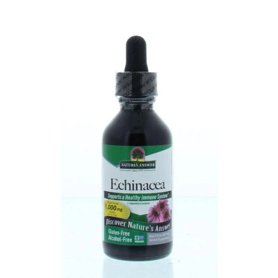 Afbeelding van Natures Answer Echinacea extract 1:1 alcoholvrij 1000 mg 60 ml