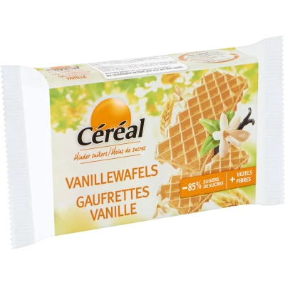 Afbeelding van 3x Céréal Vanillewafels 90 gr