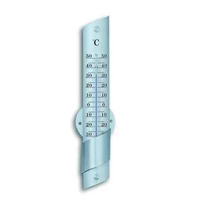 Afbeelding van TFA Dostmann Analoge binnen en buitenthermometer, van aluminium, weerbestendig.