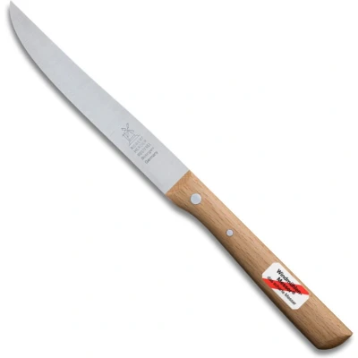 Afbeelding van Robert Herder Universeelmes RVS Hahnefeder Lemmet 13 cm Heft Beukenhout