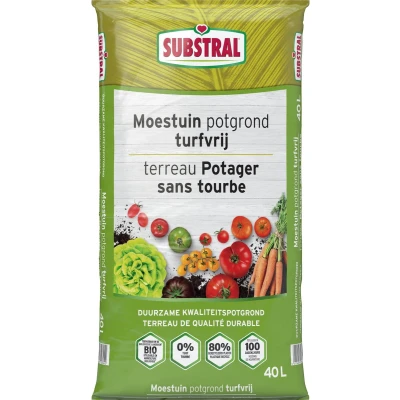 Afbeelding van Moestuin potgrond Substral 40 liter (Natuurlijk, Turfvrij)