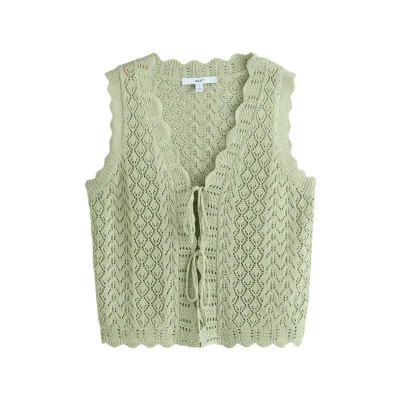 Afbeelding van Next Gebreide bodywarmer pastelgroen