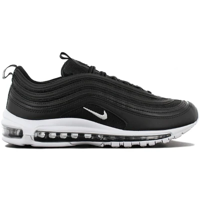 Afbeelding van Nike Air Max 97 Heren Sneakers Sportschoenen Schoenen Zwart Wit 921826 001 Maat EU 39 US 6.5