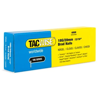 Afbeelding van TACWISE 1709 stuikkopnagels Brad type 18G / 20 mm, verzinkt, 4.000 stuks