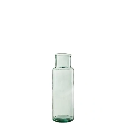 Afbeelding van J Line vaas Cilinder gerecycleerd glas small