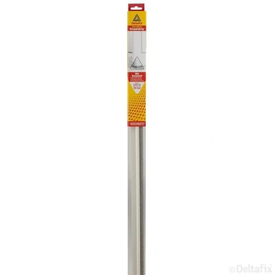 Afbeelding van Deltafix dorpelstrip met borstel schroefbaar wit kunststof 1.10m x 40 mm 20