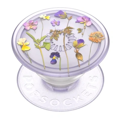 Afbeelding van PopSockets Telefoongrip PlantCore Translucent Purple Fields