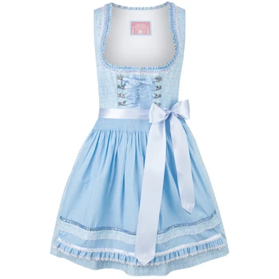 Afbeelding van Stockerpoint Dirndl jurk voor dames speciale gelegenheden, lichtblauw, 30 NL