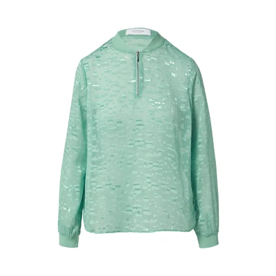 Afbeelding van comma casual identity Blouse mintgroen