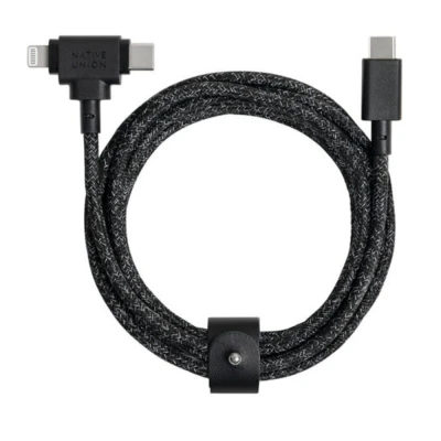 Afbeelding van Native Union Belt Cable Universal USB/USB C to USB 1.8m Cosmos Black