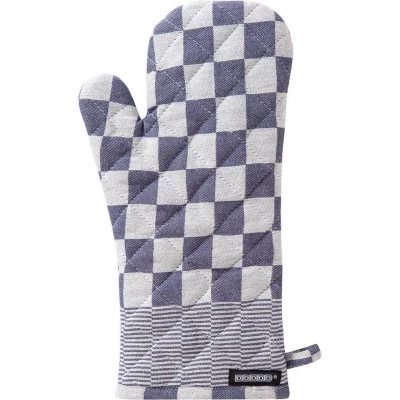 Afbeelding van DDDDD Barbeque 2x Ovenwanten Set van 2 stuks Ovenhandschoenen Hittebestendig 18x36 cm Blauw