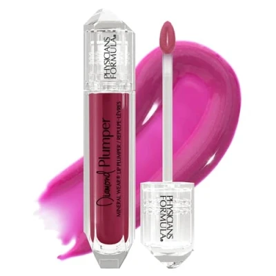 Afbeelding van Physicians Formula, Diamond Plumper, Lip Plumper met Hydraterende, Voedende en Versterkende Formule, Lipgloss Lustrous Dust voor een Edelsteen achtige Glimming, Brilliant Berry