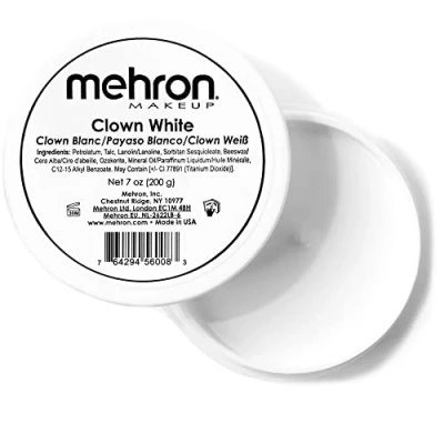 Afbeelding van Mehron Schmink Clown White Wit 228 gram
