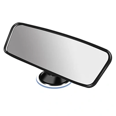 Afbeelding van auto achteruitkijkspiegel universele binnenspiegel met zuignap, zuignap spiegel voor auto, sterke adsorptie,