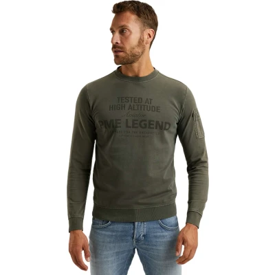 Afbeelding van PME Legend Sweater Terry Donker groen 3XL
