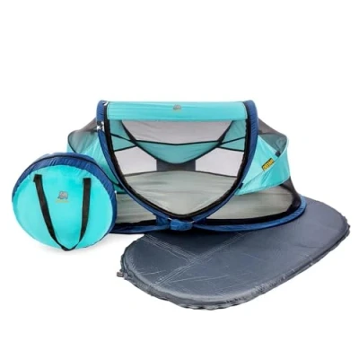 Afbeelding van Deryan Baby Luxe Campingbedje Inclusief zelfopblaasbare matras Ocean
