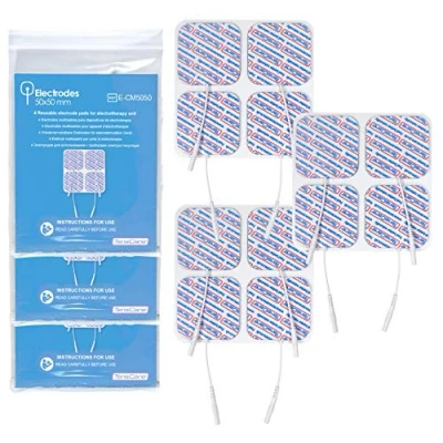 Afbeelding van TensCare E CM5050 verbeterde elektrodenpads 50 mm x mm, 4 elektroden per verpakking, 3 verpakkingen