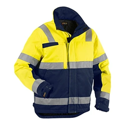 Afbeelding van Blaklader Winterjas Hi vis 486 2 GEEL/MARINEBLAUW MT M