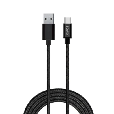 Afbeelding van Savio CL 129 USB kabel 2 m 2.0 A C Zwart