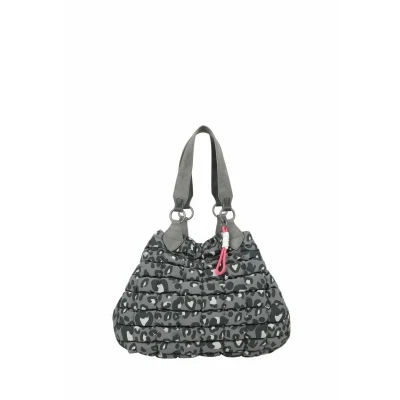 Afbeelding van Fritzi aus Preußen Izzy Medium Limited Leo Bubble Schoudertas 42 cm Dames soft anthra