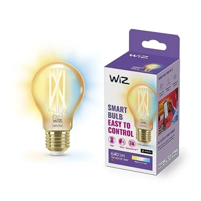Afbeelding van WiZ Filament Lamp Warm tot Koelwit Licht Slimme LED Verlichting E27 fitting 50W Goud Wi Fi